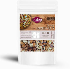 Rulop Luxury Mixed Nut – Premium Raw nut Blend (1kg) | Pecans, Hazelnuts, Walnuts, Cashews, Brazil Nuts, Almonds & Peanuts | Vegan | Quality & Naturaly Mixed Nuts 1kg,