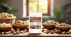 Rulop Luxury Mixed Nut – Premium Raw nut Blend (1kg) | Pecans, Hazelnuts, Walnuts, Cashews, Brazil Nuts, Almonds & Peanuts | Vegan | Quality & Naturaly Mixed Nuts 1kg,