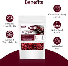 Rulop Freeze Dried Raspberry Pieces | Irresistibly Crispy Topping with In