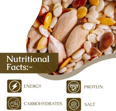 Rulop Omega Seed Mix 1kg - Premium Mixed Seeds for Bread Making, Breakfast Cereal & Baking - Raw, Natural & Vegan Omega Seed Mix with Sesame, Sunflower, Pumpkin, Brown Linseed & Golden Linseed