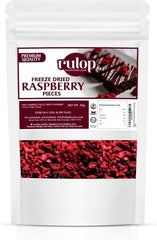 Rulop Freeze Dried Raspberry Pieces | Irresistibly Crispy Topping with In