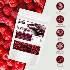 Rulop Freeze Dried Raspberry Pieces | Irresistibly Crispy Topping with In