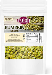 Rulop Pumpkin seeds 1kg, Gluten Free and Vegan Approved Raw Pumpkin Seed Kernels
