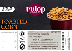 Rulop Toasted Corn 1kg | Salt Flavour | Roasted Salted Corn