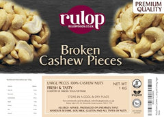 Rulop Broken Cashews, Large Pieces 1kg