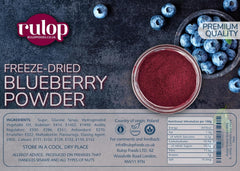 Rulop Freeze Dried Wild Blueberry Powder - 100g - 100% Natural Bilberry Powder