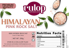 Rulop Himalayan Rose Pink Salt 1Kg (Coarse) Resealable Pouch