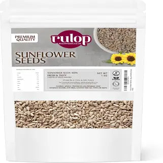 Rulop Sunflower Seed Kernels - 1kg - Naturally Vegan and Gluten Free, Approved f