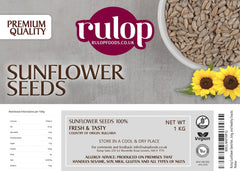 Rulop Sunflower Seed Kernels - 1kg - Naturally Vegan and Gluten Free, Approved f